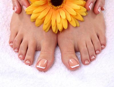 Foot care with Nail polish